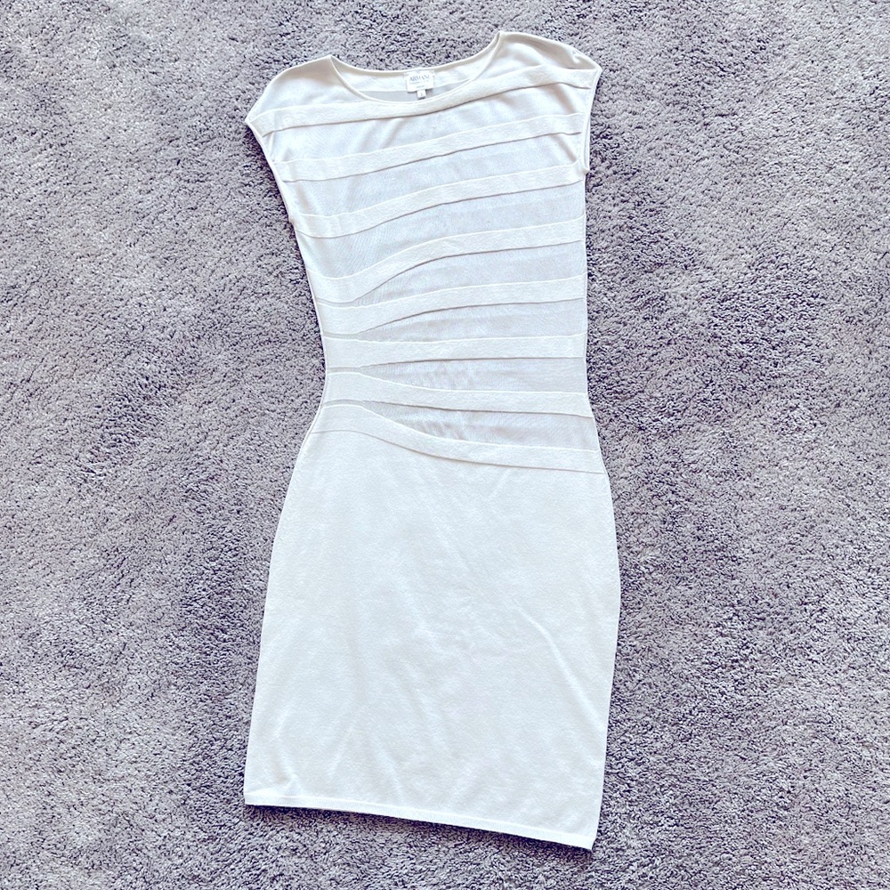 Silver asymmetrical dress
